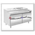 R309 1.2m 2 Türen Fancooling Pizza Prep Station